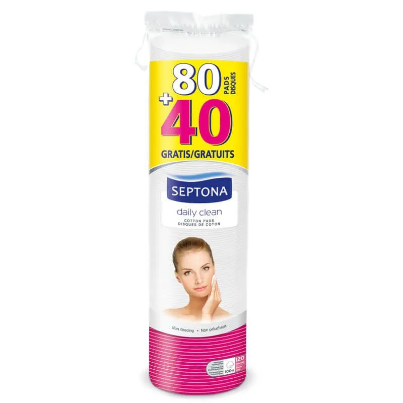 Dischete demachiante, 80 bucati + 40 bucati, Septona — preț și oferte