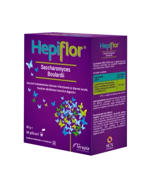 Hepiflor Saccharomyces B. , 10 plicuri, Terapia