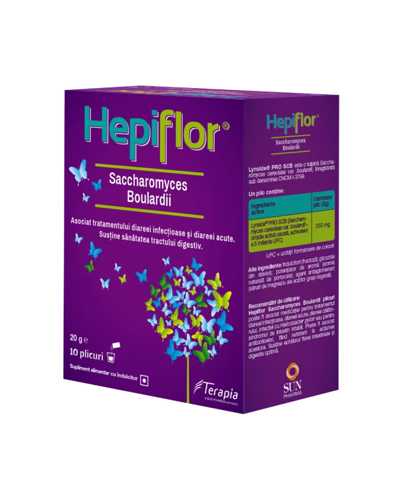 Hepiflor Saccharomyces B. , 10 plicuri, Terapia — preț și oferte