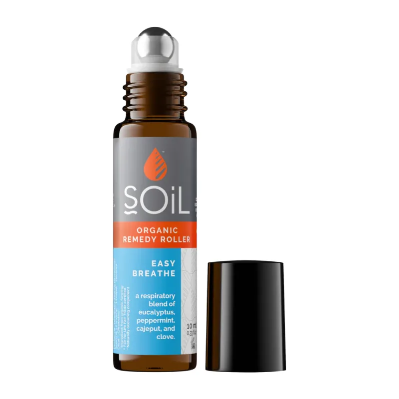 Roll-on cu uleiuri esentiale, Breathe, 10ml, SOiL — preț și oferte