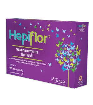 Hepiflor Saccharomyces B., 10 capsule, Terapia