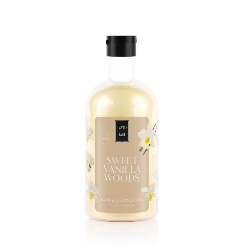 Gel de dus Sweet Vanilla Woods, 500ml, Lavish Care — preț și oferte