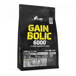 Gainer pudra proteica proteine din zer Gain Bolic 6000 Ciocolata, 1kg, Olimp Sport Nutrition