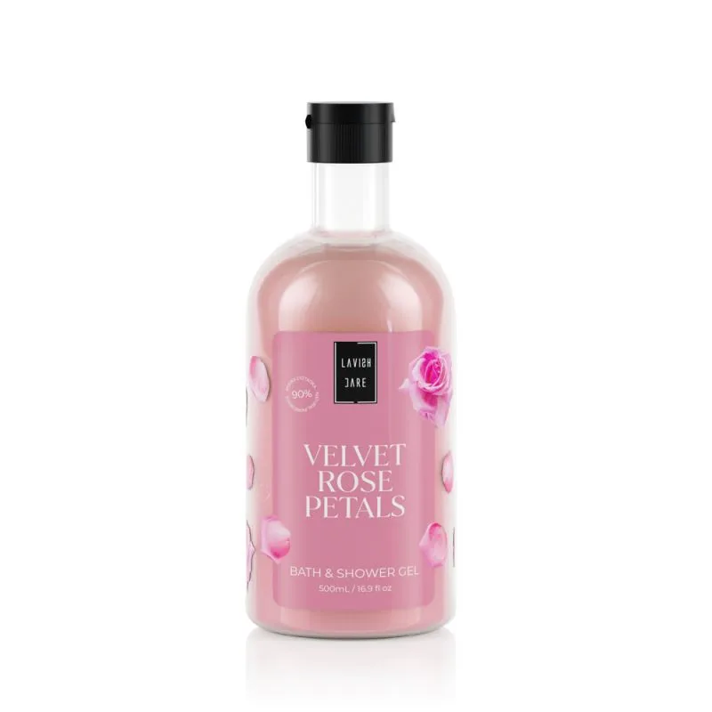 Gel de dus Velvet Rose Petals, 500ml, Lavish Care — preț și oferte