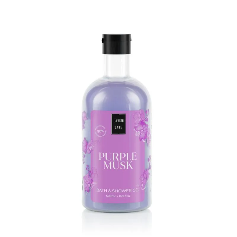 Gel de dus Purple Musk, 500ml, Lavish Care — preț și oferte