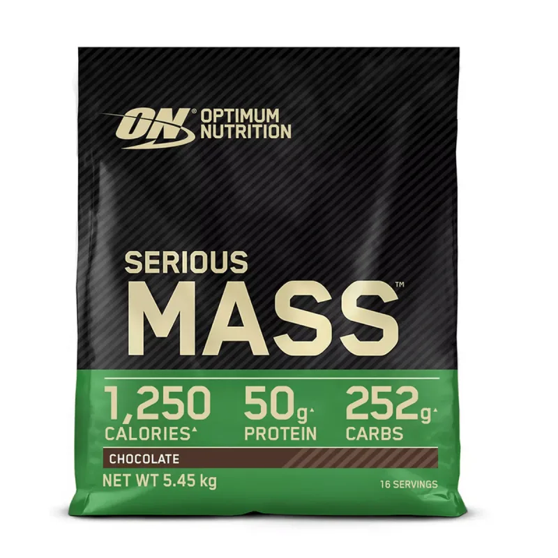 Gainer pudra proteica proteine din zer 100% Serious Mass Ciocolata, 5.45kg, Optimum Nutrition — preț și oferte