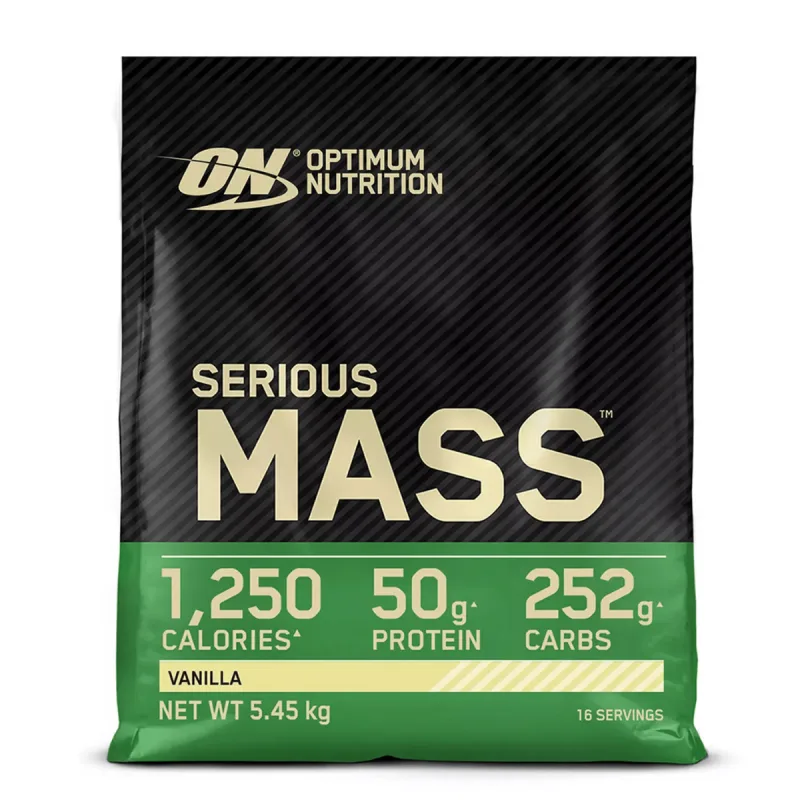 Gainer pudra proteica proteine din zer 00% Serious Mass Vanilie 5.45kg, Optimum Nutrition — preț și oferte