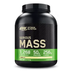 Gainer pudra proteica proteine din zer 100% Serious Mass Vanilie 2.73kg, Optimum Nutrition