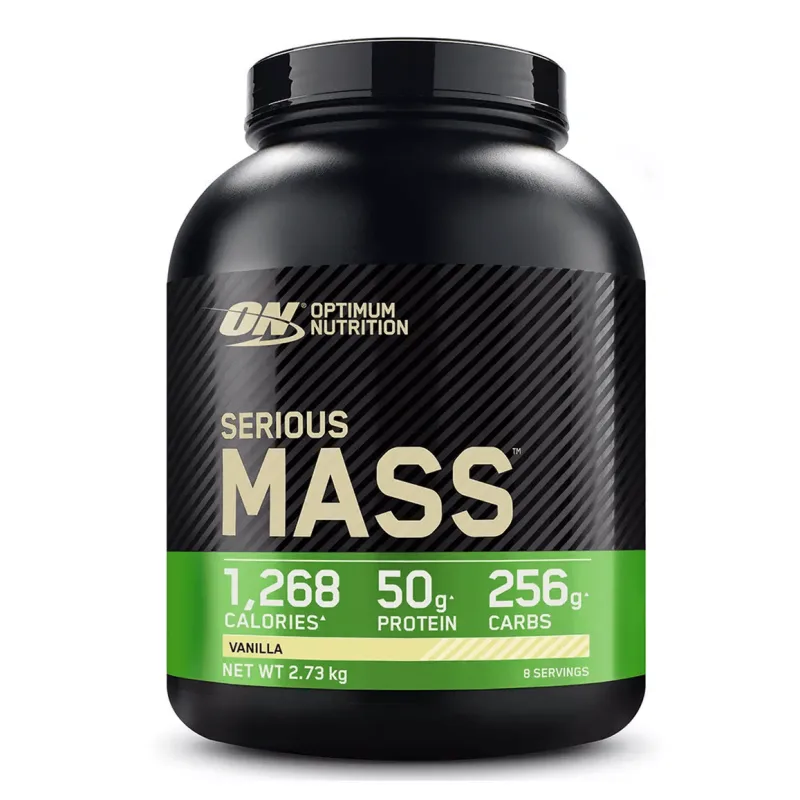 Gainer pudra proteica proteine din zer 100% Serious Mass Vanilie 2.73kg, Optimum Nutrition — preț și oferte