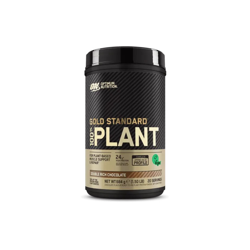 Proteine vegetale Gold Standard 100% Plant cu aroma de ciocolata, 684g, Optimum Nutrition — preț și oferte