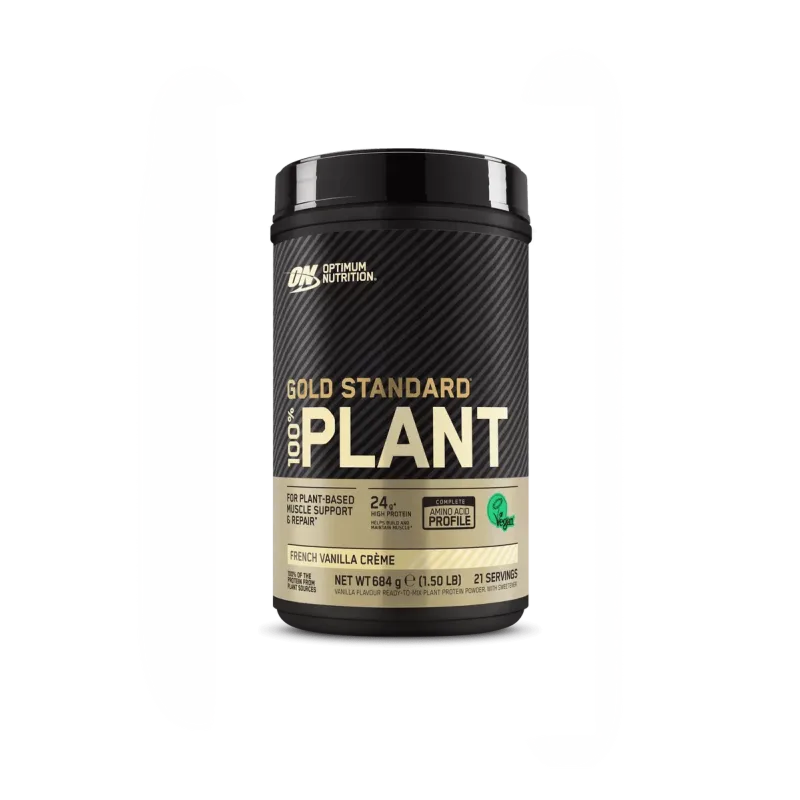 Proteine vegetale Gold Standard 100% Plant cu aroma de vanilie, 684g, Optimum Nutrition — preț și oferte
