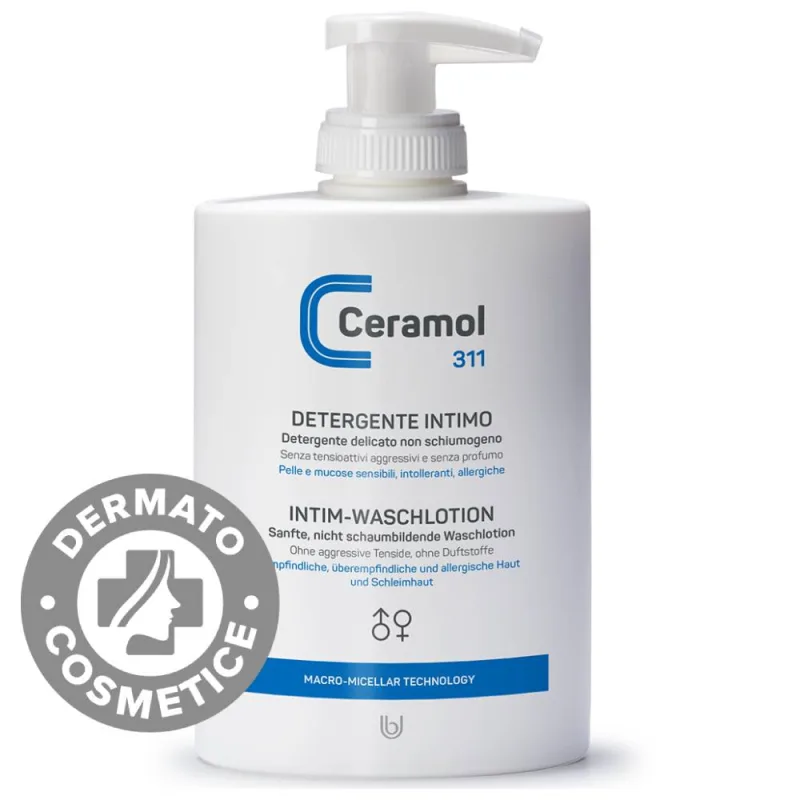 Gel igiena intima pentru piele senibila 311, 250ml, Ceramol — preț și oferte