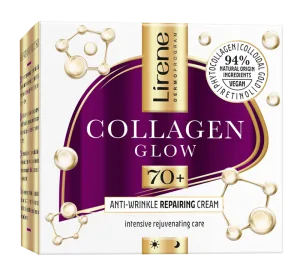Crema anti-rid efect reparator 70+ Collagene Glow, 50ml, Lirene