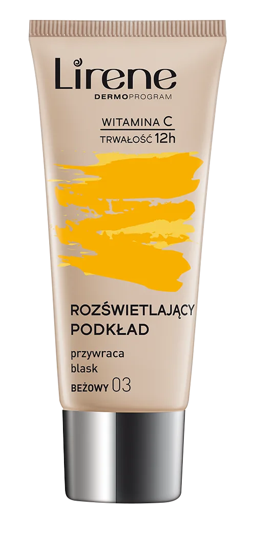 Fond de ten iluminator Beige 03, 30ml, Lirene — preț și oferte