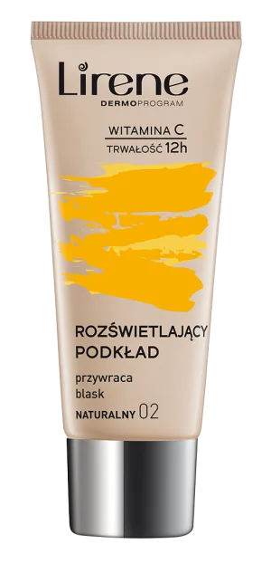 Fond de ten iluminator Natural 02, 30ml, Lirene