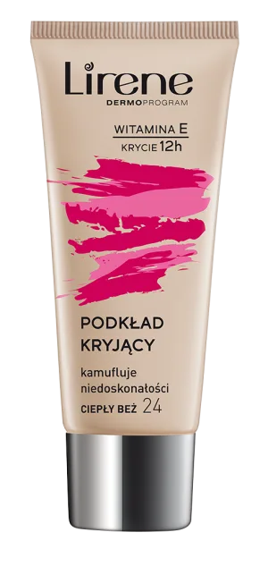 Fond de ten pentru acoperire completa Warm Beige 24, 30ml, Lirene