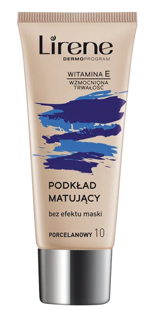 Fluid matifiant Nature Matte Porcelain 10, 30ml, Lirene