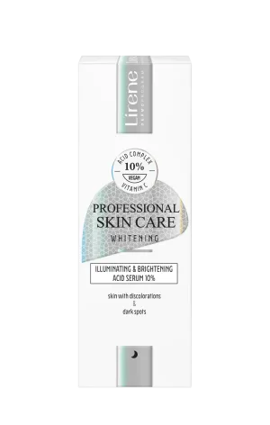 Ser facial 10% acid cu efect de decolorare a hiperpigmentarilor Whitening, 30ml, Lirene