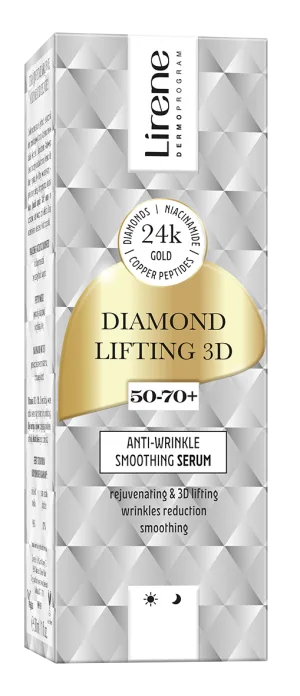 Ser anti-rid cu efect de netezire Diamond Lifting 3D, 30ml, Lirene