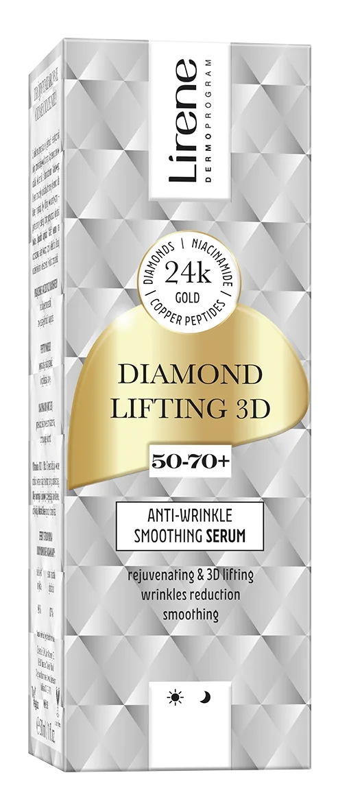 Ser anti-rid cu efect de netezire Diamond Lifting 3D, 30ml, Lirene — preț și oferte