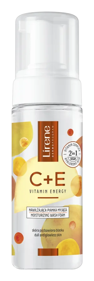 Spuma hidratanta pentru curatare faciala C+E, 150ml, Lirene