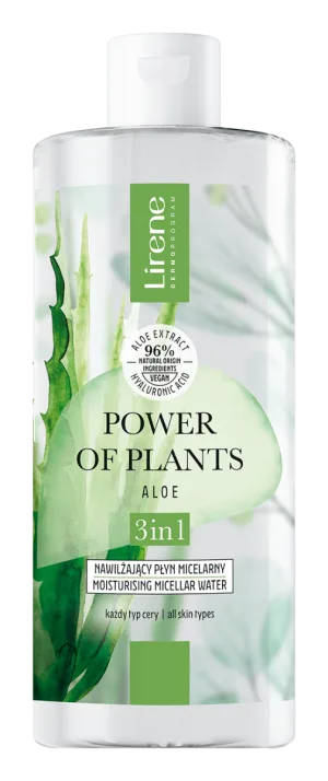 Apa micelara hidratanta Aloe Power Of Plants, 400ml, Lirene