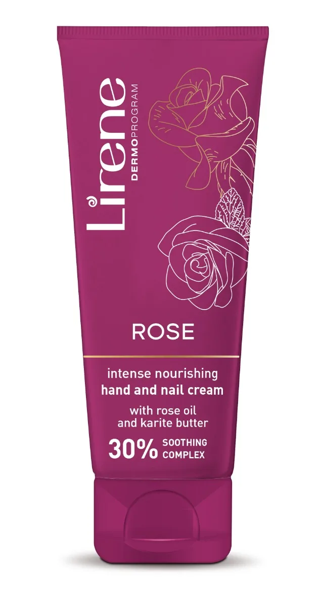 Crema de maini cu trandafiri 30% complex nutritiv Hand Care, 75ml, Lirene — preț și oferte