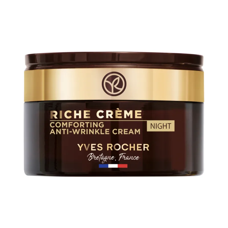 Crema antirid de noapte cu 30 de uleiuri pretioase, 50ml, Yves Rocher — preț și oferte