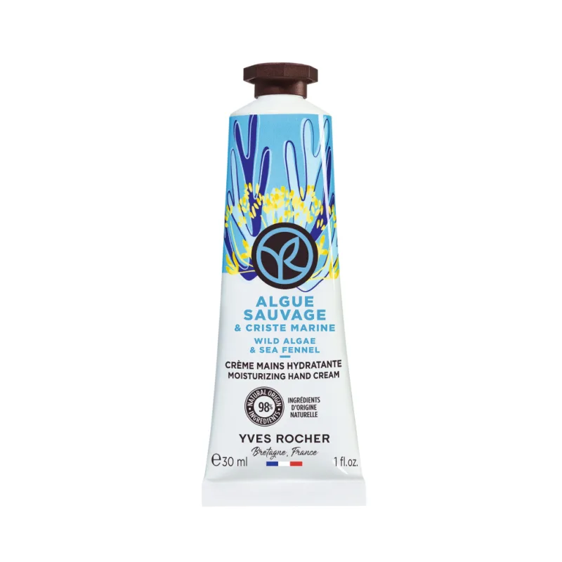Crema pentru maini cu alge salbatice si fenicul marin, 30ml, Yves Rocher — preț și oferte