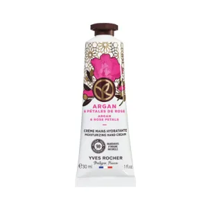 Creme pentru maini cu argan si trandafir bio, 30ml, Yves Rocher