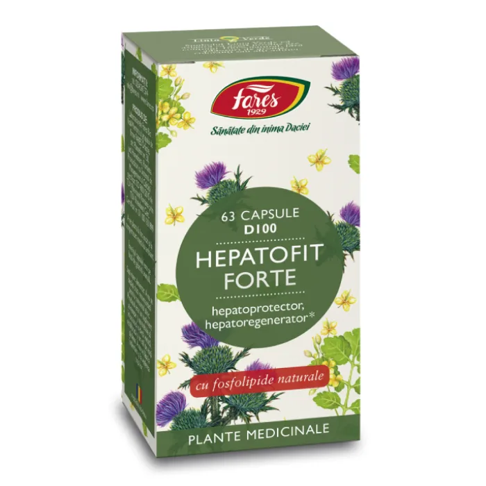 Hepatofit Forte, 63 capsule, Fares — preț și oferte