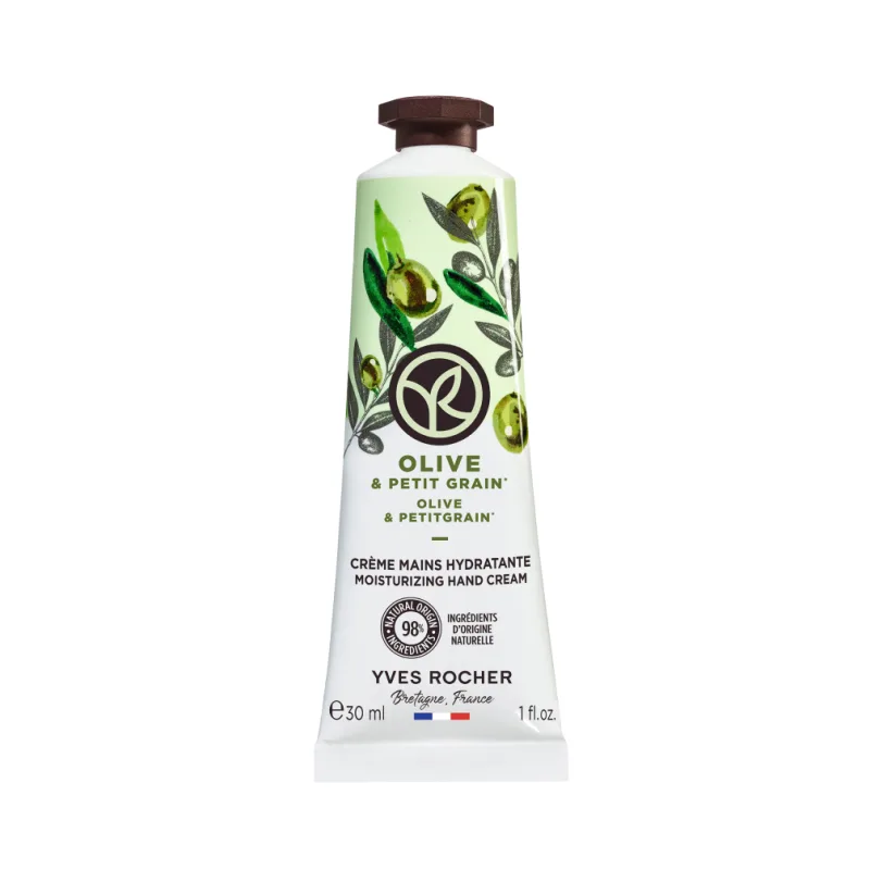Crema pentru maini cu Masline si Petit Grain, 30ml, Yves Rocher — preț și oferte