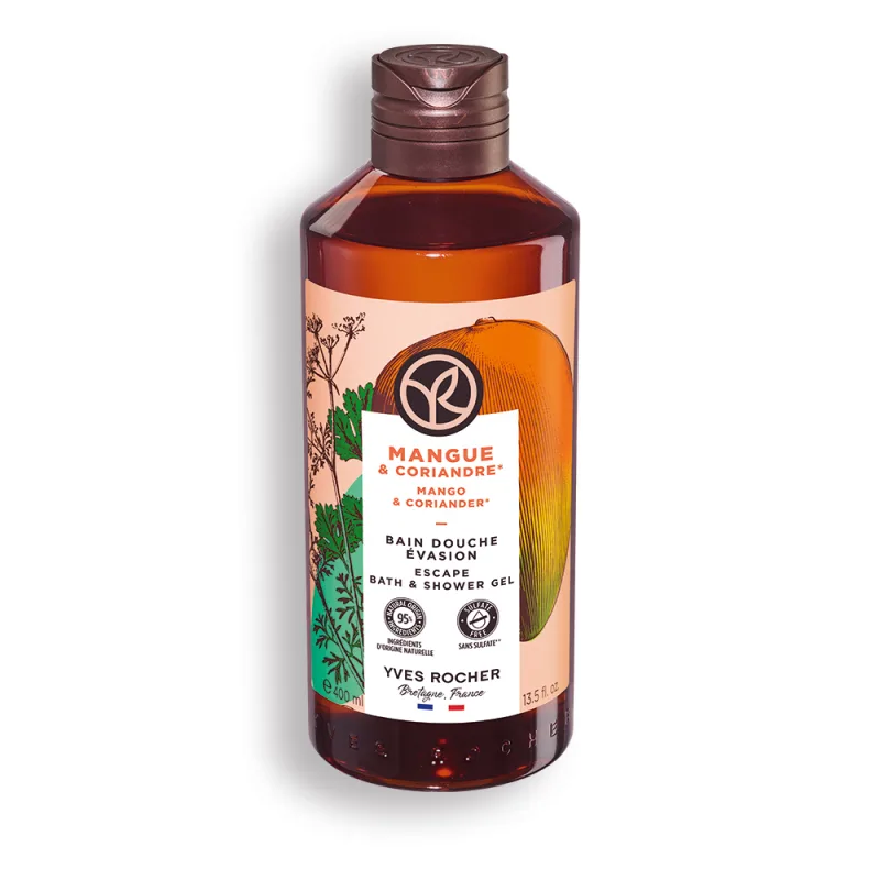 Gel de dus Mango & Coriandru, 400ml, Yves Rocher — preț și oferte