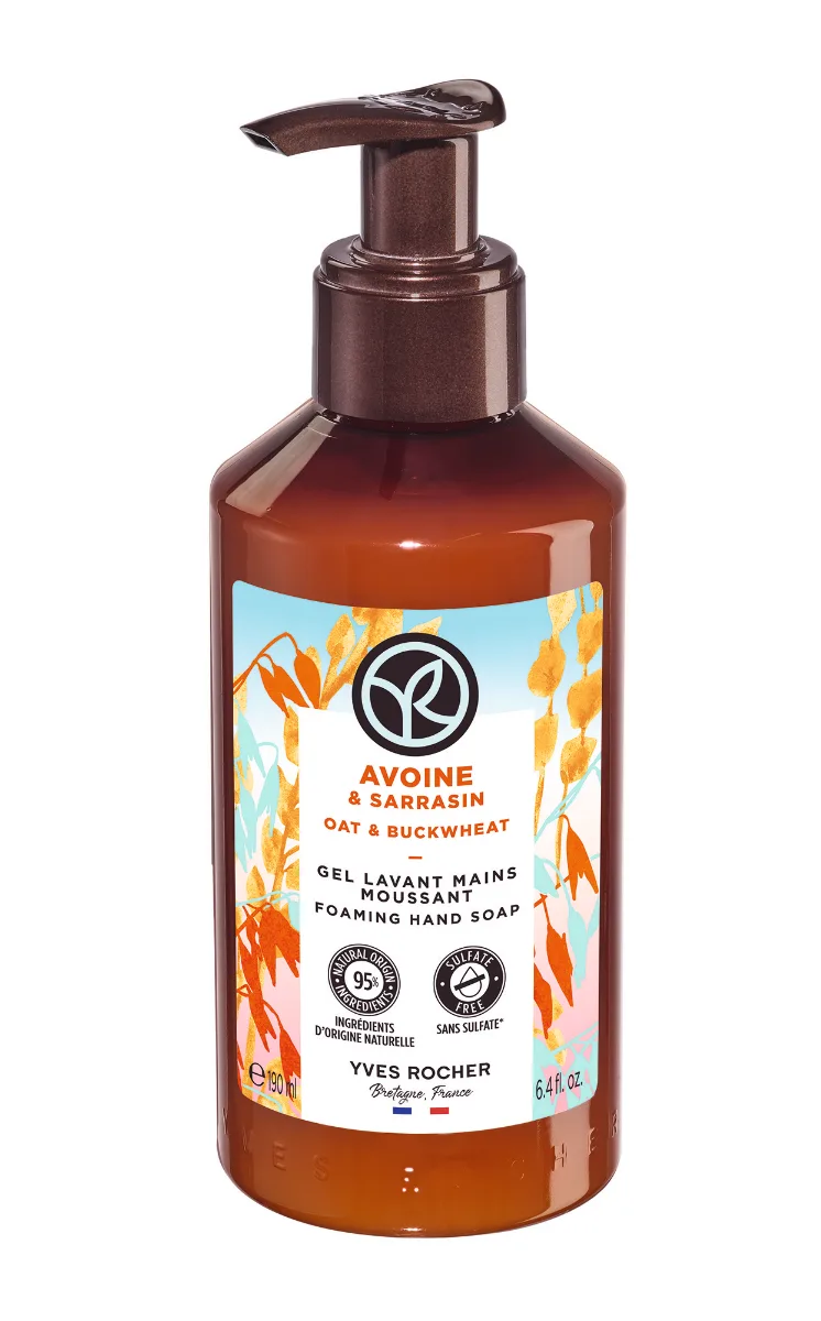 Gel pentru spalarea mainilor Ovaz & Hrisca, 190ml, Yves Rocher — preț și oferte