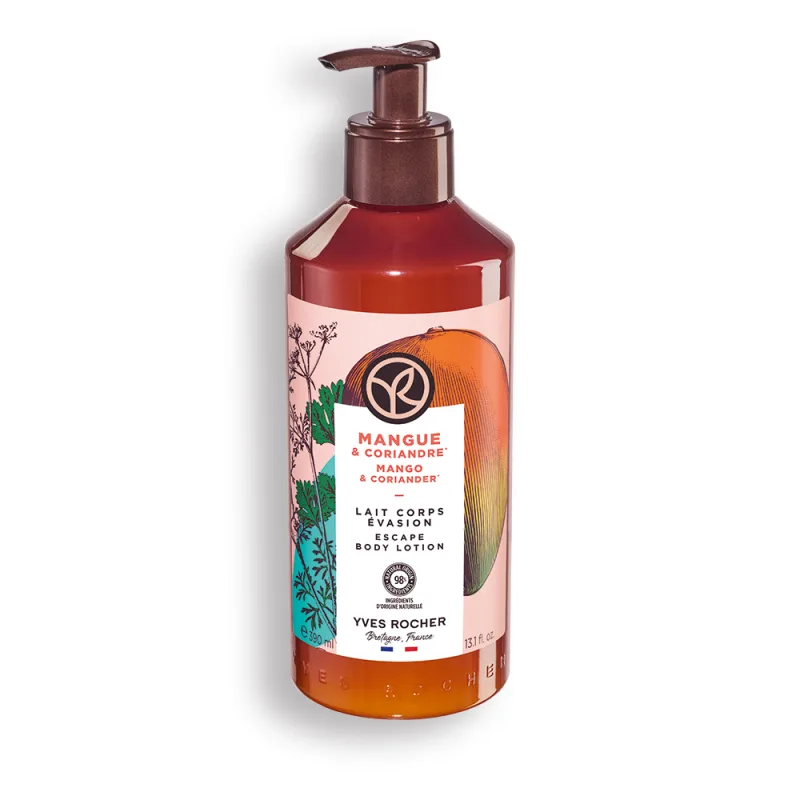 Lapte de corp cu Mango & Coriandru, 390ml, Yves Rocher — preț și oferte
