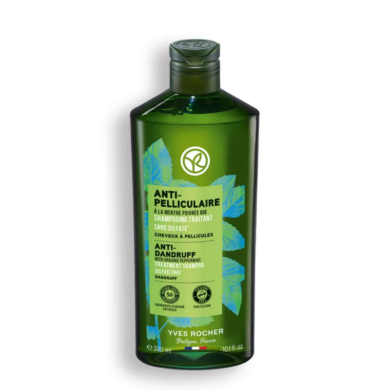 Sampon tratament impotriva matretii cu menta piperata bio, 300ml, Yves Rocher — preț și oferte