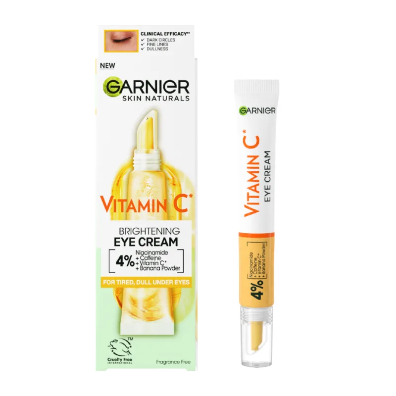 Crema de ochi cu efect de iluminare cu Vitamina C Skin Naturals, 15 ml, Garnier — preț și oferte