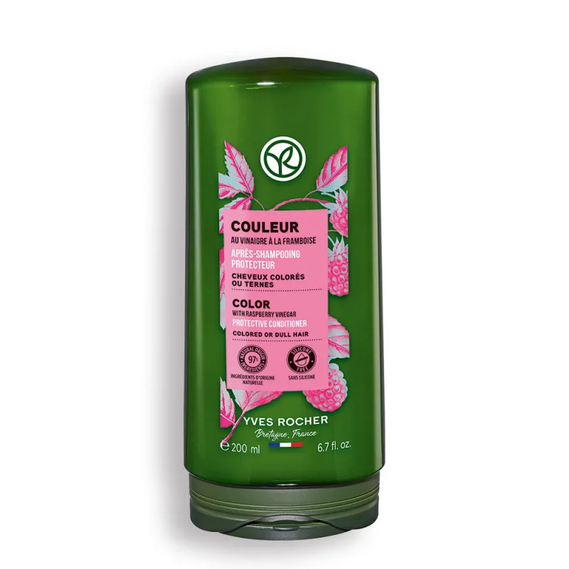 Balsam pentru par vopsit cu otet de zmeura, 200ml, Yves Rocher — preț și oferte