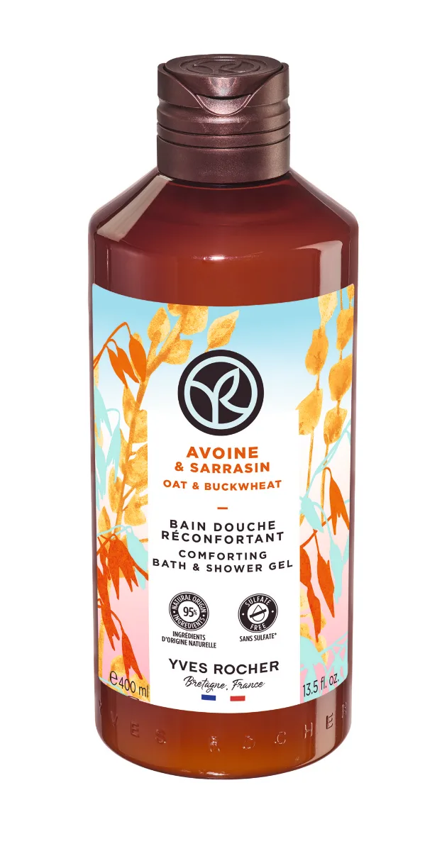 Gel de dus Ovaz & Hrisca, 400ml, Yves Rocher — preț și oferte