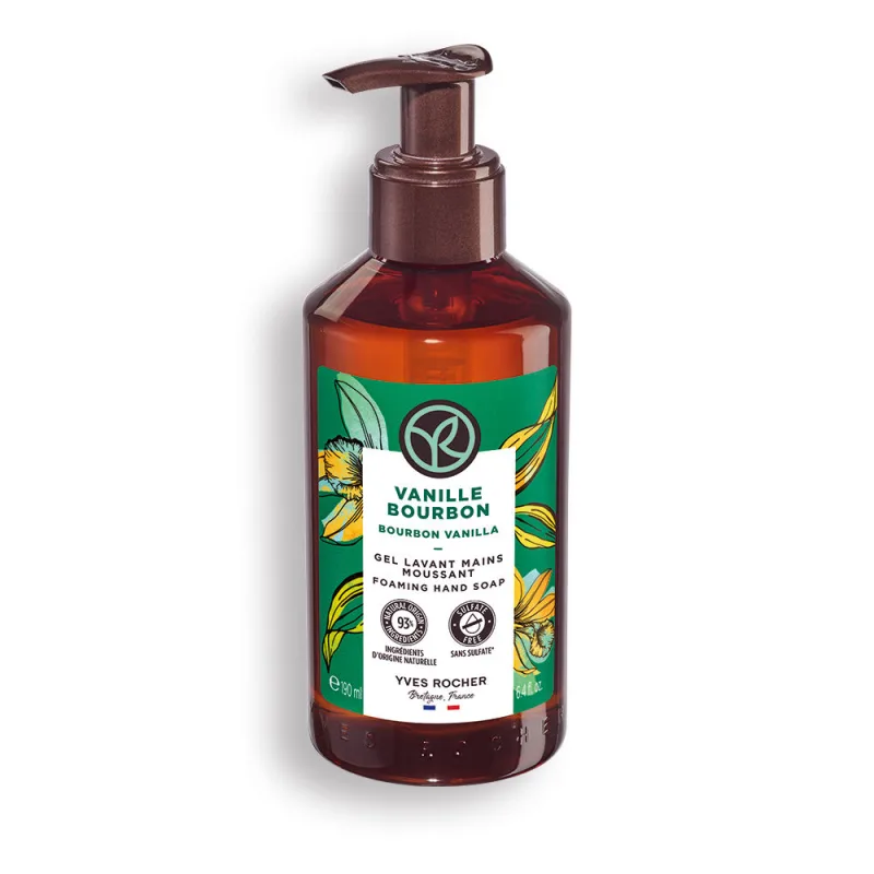 Gel pentru spalarea mainilor Vanilie Bourbon, 190ml, Yves Rocher — preț și oferte