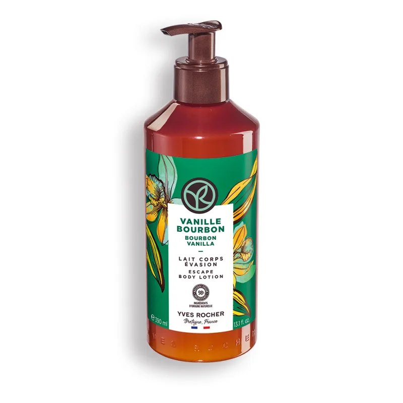Lapte de corp cu Vanilie Bourbon, 390ml, Yves Rocher — preț și oferte