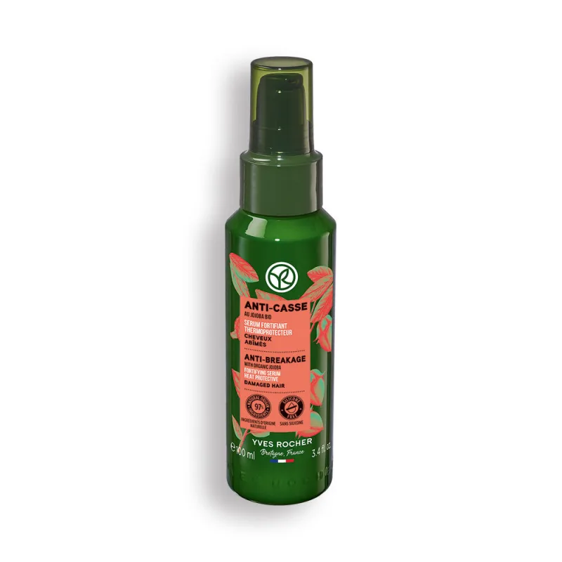 Ser fortifiant cu jojoba bio pentru par uscat deteriorat Termo 230°C, 100ml, Yves Rocher — preț și oferte