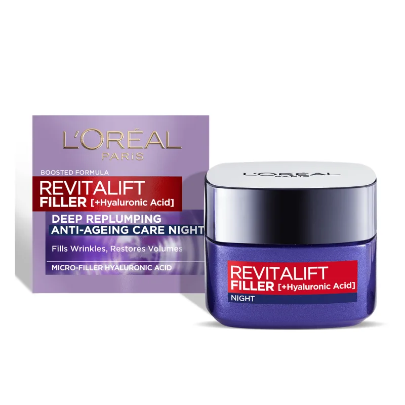 Crema hidratanta antirid de noapte Revitalift Filler, 50ml, LOreal L'OREAL PARIS — preț și oferte