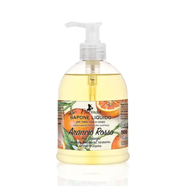 Sapun lichid vegetal hidratant cu portocale rosii si ulei de jojoba, 500ml, Florinda — preț și oferte