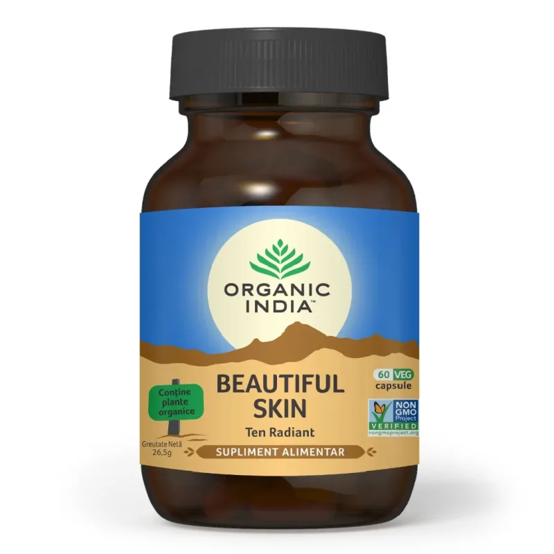 Beautiful Skin Ten Radiant, 60 capsule, Organic India — preț și oferte