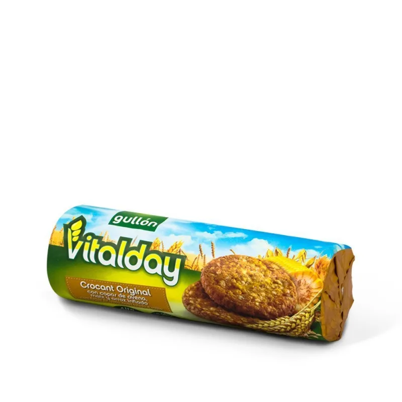 Biscuiti crocanti cu fulgi de ovaz porumb si orez, 265g, Gullon — preț și oferte