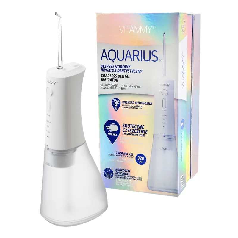 Irigator oral/ dus bucal Vitammy Aquarius, Alb — preț și oferte