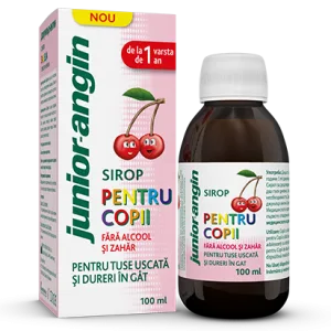 Sirop pentru copii - Junior Angin, 100ml, Klosterfrau