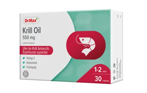Dr. Max Krill Oil, 30 capsule moi — preț și oferte