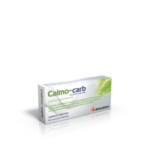 Calmo-carb, 2 blistere x 10 comprimate masticabile, Slavia Pharm